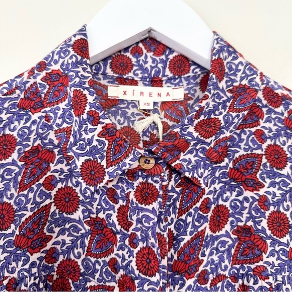 XiRENA Grady Romper Nichols Floral Cotton Belted - Picture 7 of 14